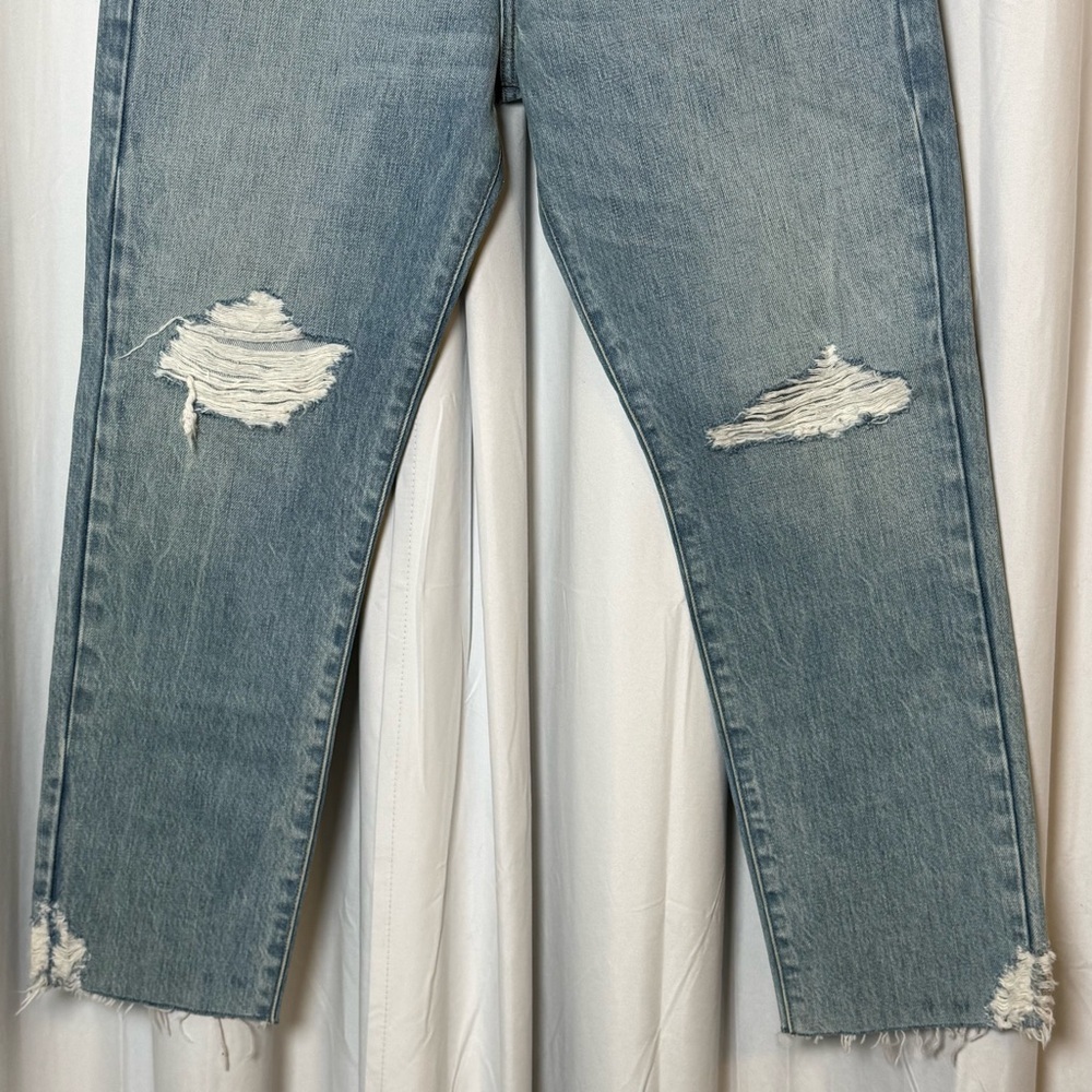 FRAME Le Original Jeans High Rise Crop Distressed Raw Hem NWT 27 - Picture 5 of 10
